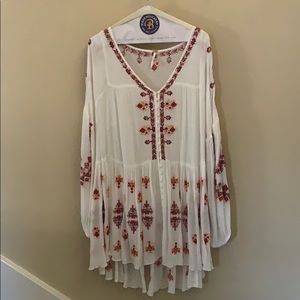 Free People White Boho Dress